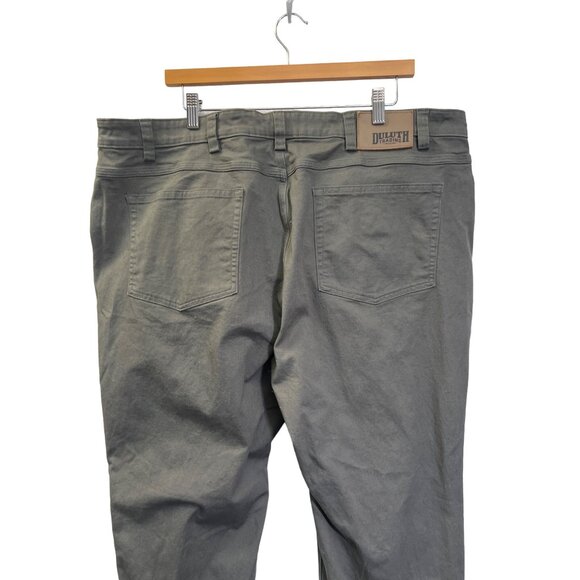Duluth Gray Flex Fire Hose Chino Work Pants - Picture 2 of 8